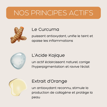 Pads Nettoyants au Curcuma 3 en 1